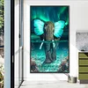 >SALE<5D DIY Full Round Drill Partial AB Diamond Painting Butterfly Elephant 45x75cm