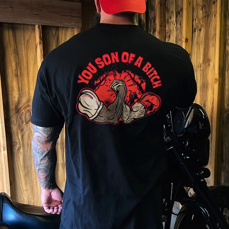 Livereid You Son Of A Bitch Printed Men's T-shirt - Livereid