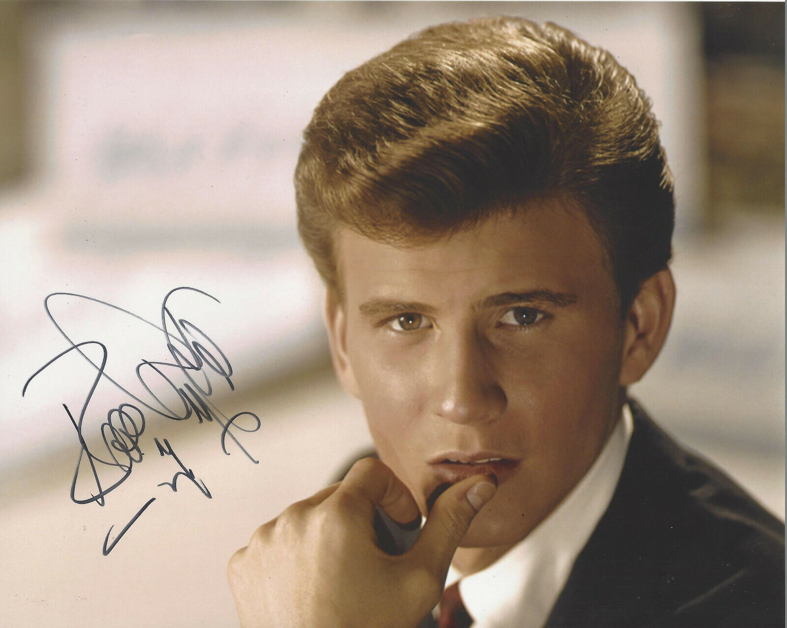 BOBBY RYDELL - ROCK & POP TEEN IDOL - SIGNED AUTHENTIC 8x10 Photo Poster painting D w/COA VOLARE