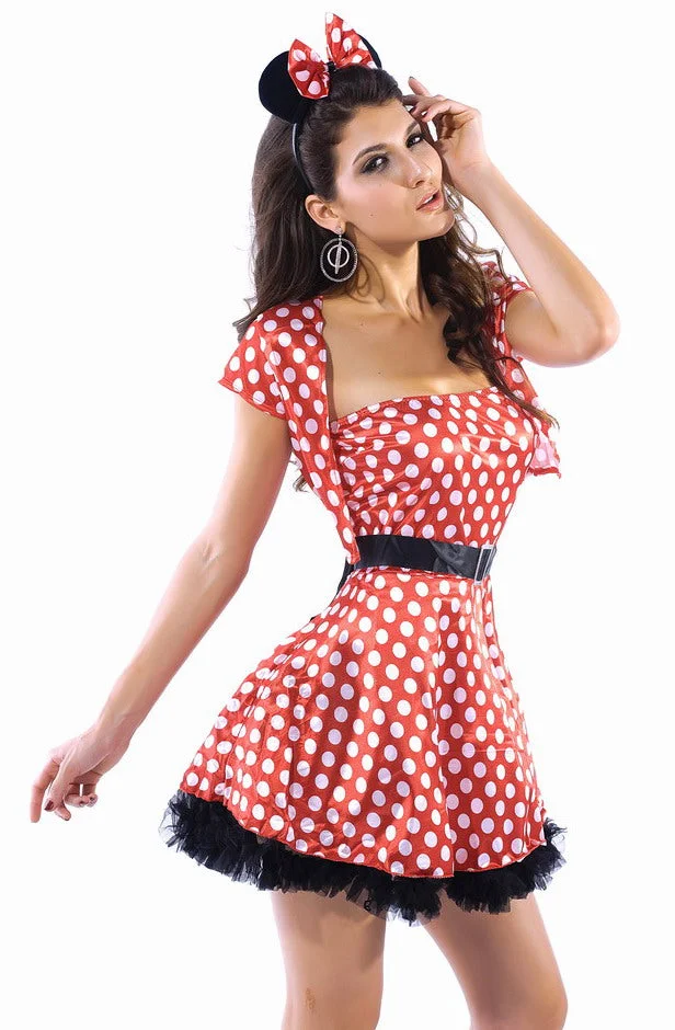 Halloween Womens Stylish Cute Mouse Costume-elleschic