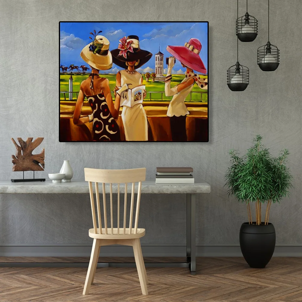 Gossip Women - Paint By Number(50*40cm)