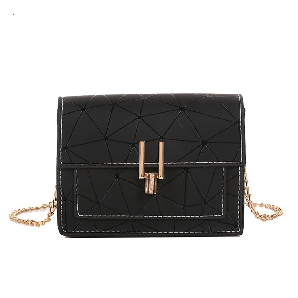 Transparent Jelly Chain Bags Pu Leather Crossbody Bags For Women 2021 Small Flap Shoulder Simple Bag Female Travel Handbags Girl