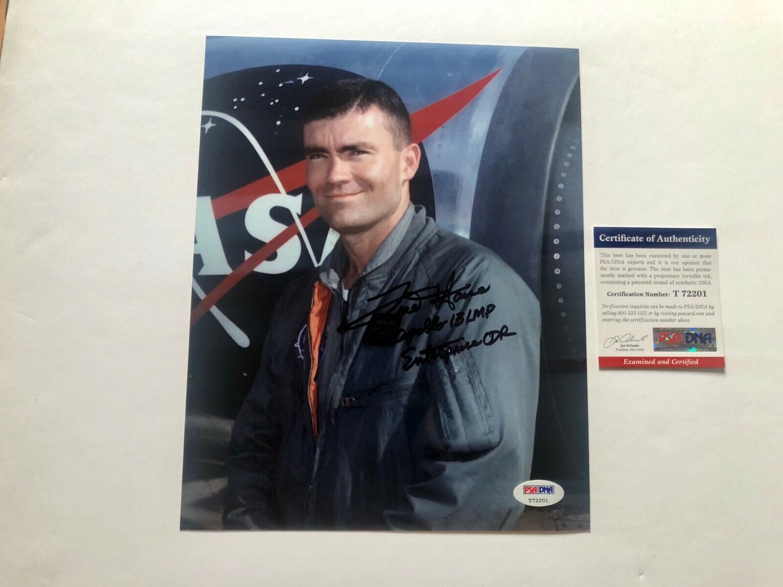 Fred Haise Rare! signed autographed Apollo 13 astronaut 8x10 Photo Poster painting PSA/DNA coa