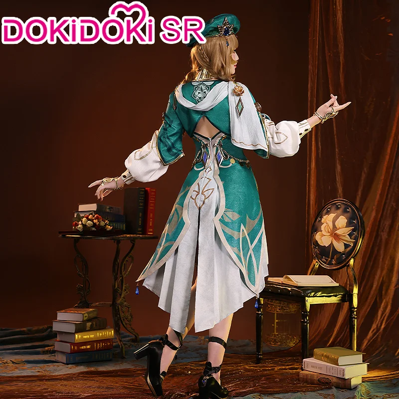DokiDoki-SR Game Genshin Impact Cosplay Lisa Costume Lisa A Sobriquet Under Shade