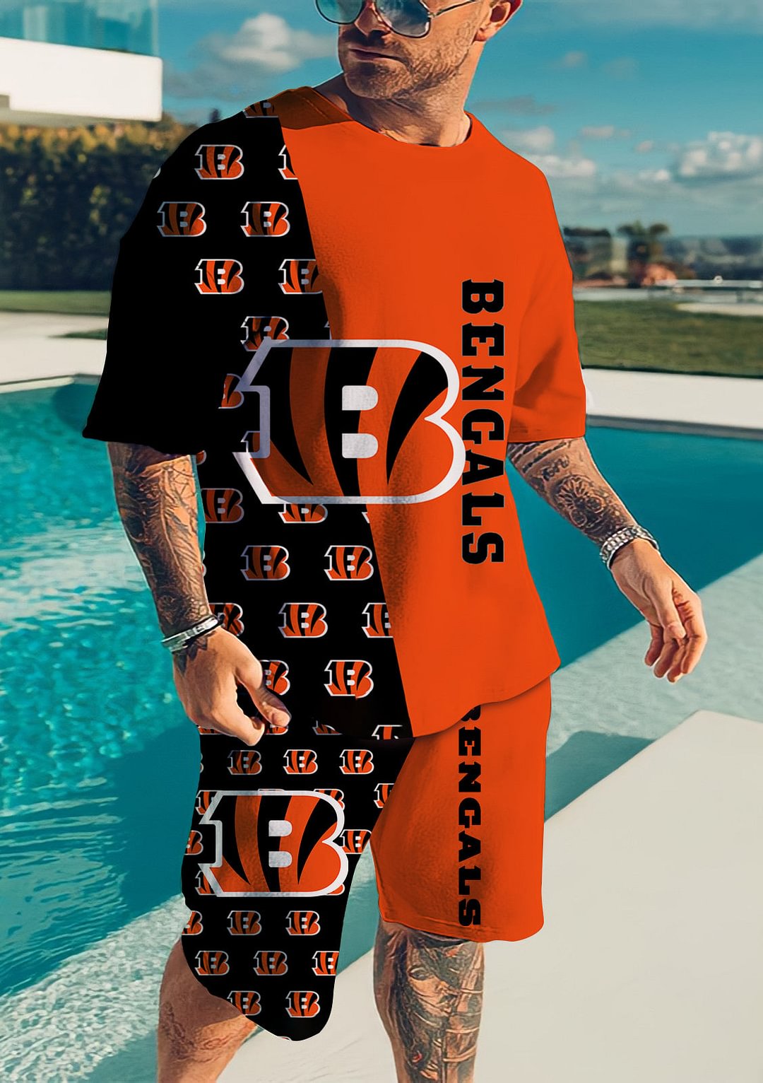 Cincinnati Bengals
Limited Edition Top And Shorts Two-Piece Suits