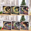 6pcs Mond Elf DIY Diamant Kunst Grußkarten Dankeschön-Karten Urlaub Segen