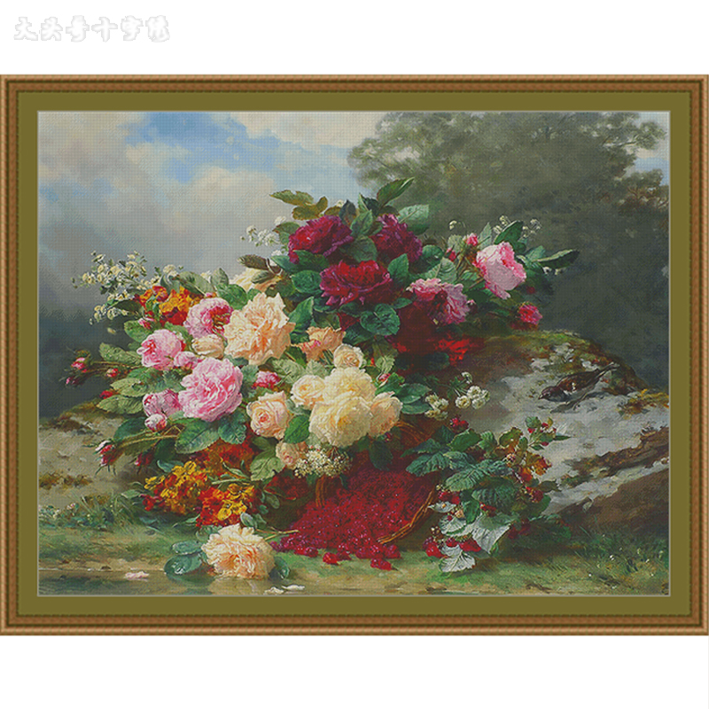 Oil painting series Painting Fairy Cross Stitch