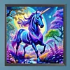 (40*40cm)Unicorn - Round AB Drill Diamond Painting