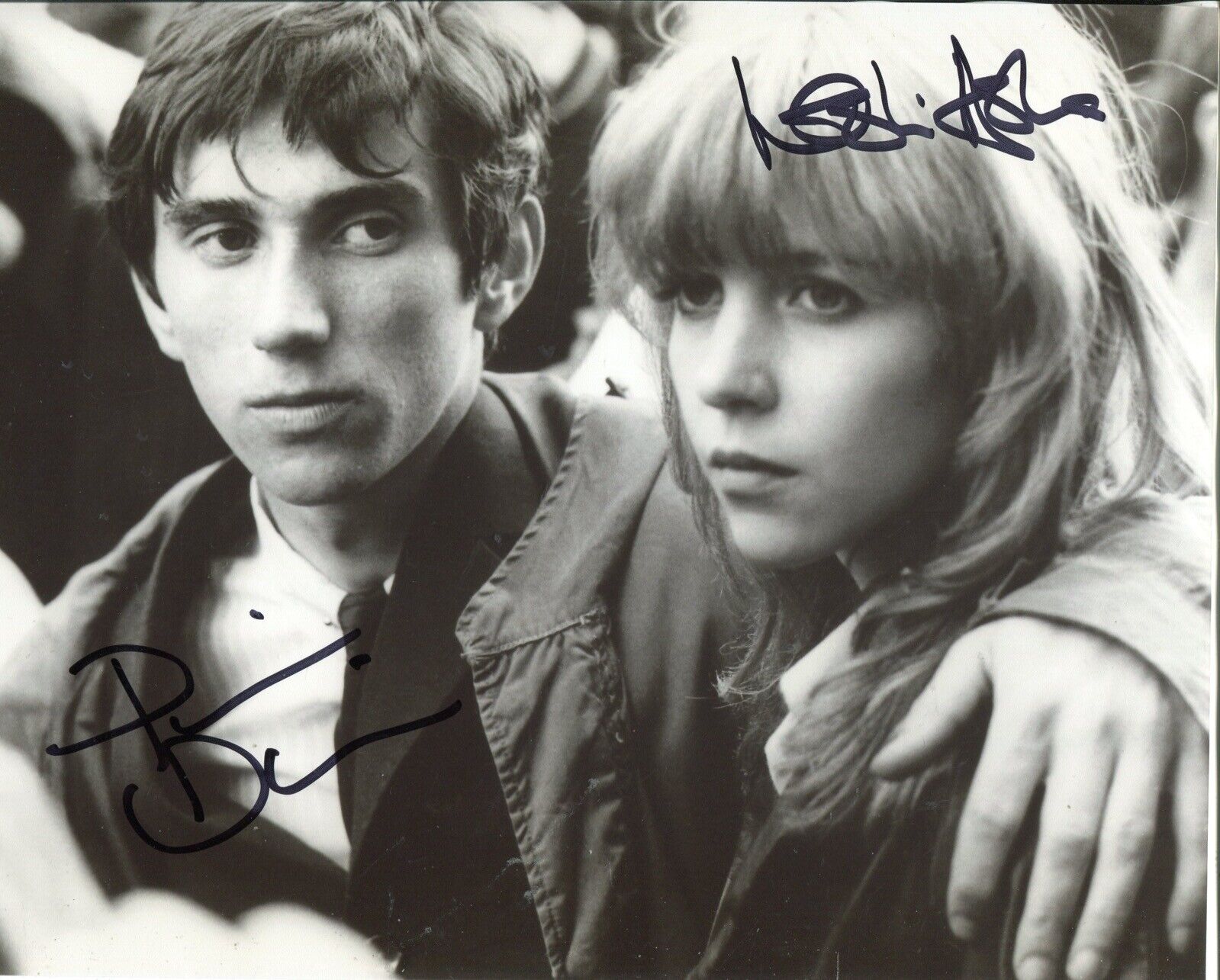 Phil Daniels and Leslie Ash signed QUADROPHENIA 8x10 movie Photo Poster painting