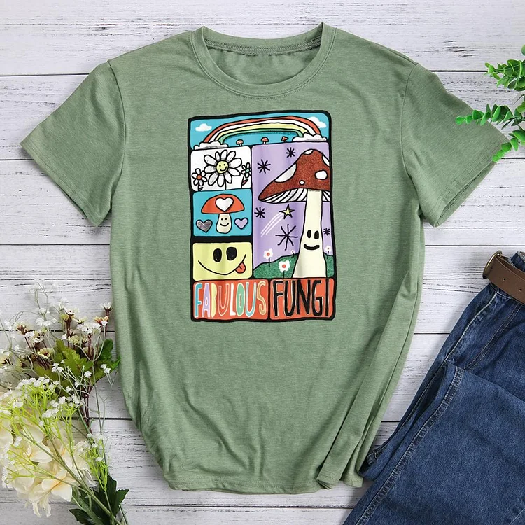 Fabulous Fungi Round Neck T-shirt