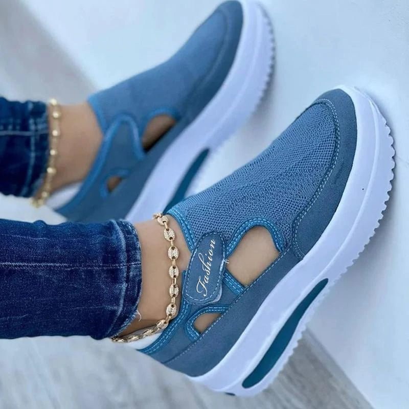 Zapatos deportivos transpirables casuales para mujer