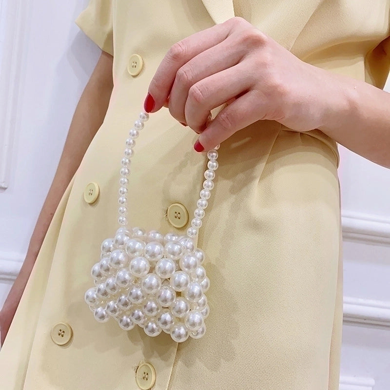 Women's Mini Pvc Solid Color Vacation Square Open Shoulder Bag Handbag Crossbody Bag