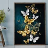 Butterflies - 11CT Stamped Cross Stitch Kit(40*50cm)
