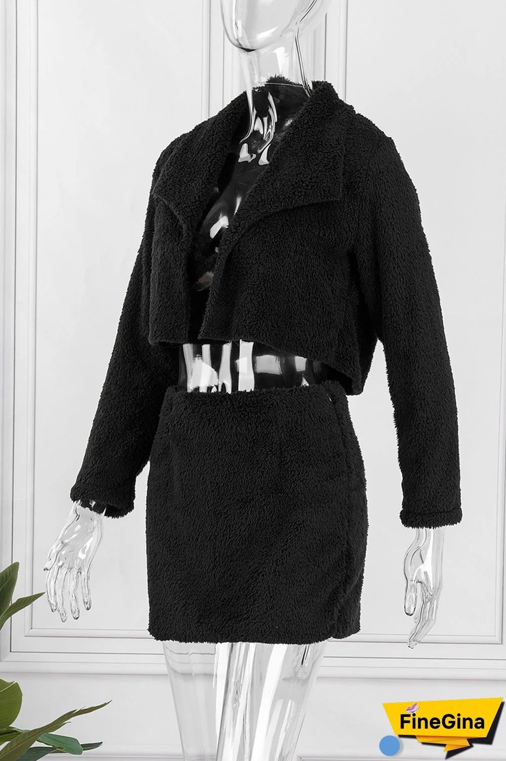 Pink Sexy Casual Solid Basic Turndown Collar Long Sleeve Two Pieces