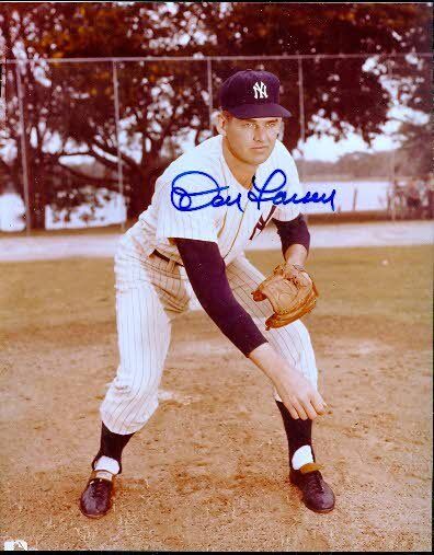 Don Larsen Yankees Autograph 8x10 Photo Poster painting Jsa Signed