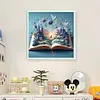 (Multi-Style) The Town In Book-11CT Stamped Cross Stitch 50*50cm/19.69*19.69in tapestrymarket