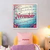 November-18CT Stamped Cross Stitch 25*25cm/9.84*9.84in tapestrymarket