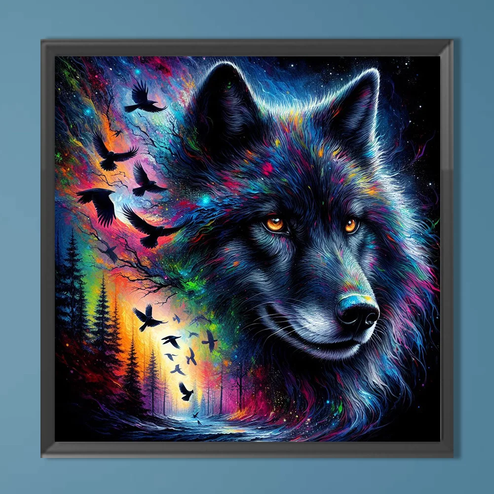 Diamond Painting - Full Round Drill - Wolf(Canvas|40*40cm)
