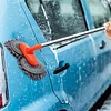 Car Washer Mop Double Brush Head Stretching Handle Car Wash Brush Telescopic Mop