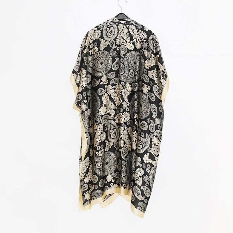 Silk Scarf Shawl Cardigan Kaftan