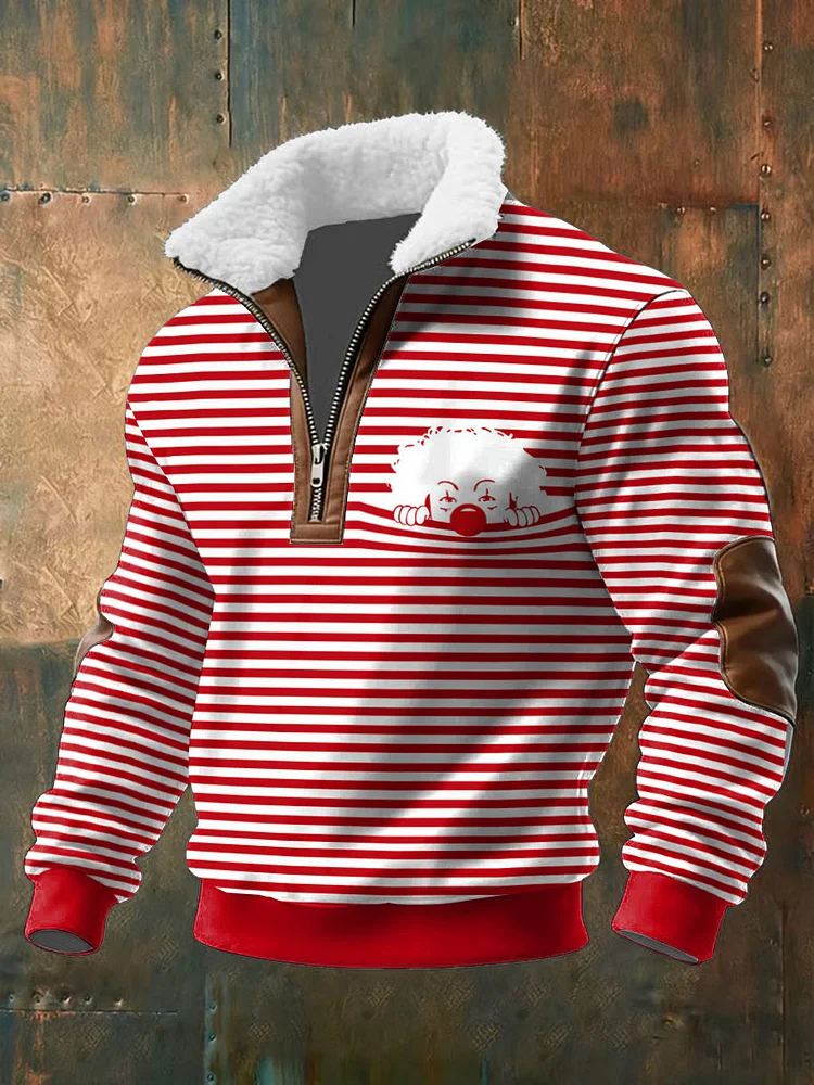 Herren-K&ouml;lner Karnevals-Clown-Kragen-Oberteil