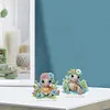 2pcs DIY Flower Crown Turtles Diamond Painting Ornaments