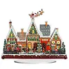 DIY Winter Christmas House-Diamond Painting Ornaments