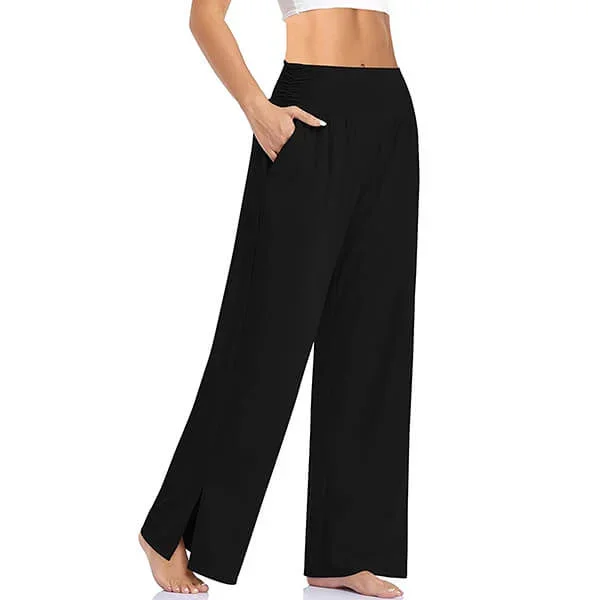Musedesire Women's Wide Leg Casual Loose Yoga Sweatpants