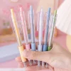20PCS Morandi Light Colors Press On 0.5mm Gel Pens School Season Student Exam Writing Office Stationery Gift