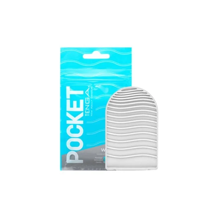 Pornhint Tenga Pocket Masturbator Sleeve Wavy Line