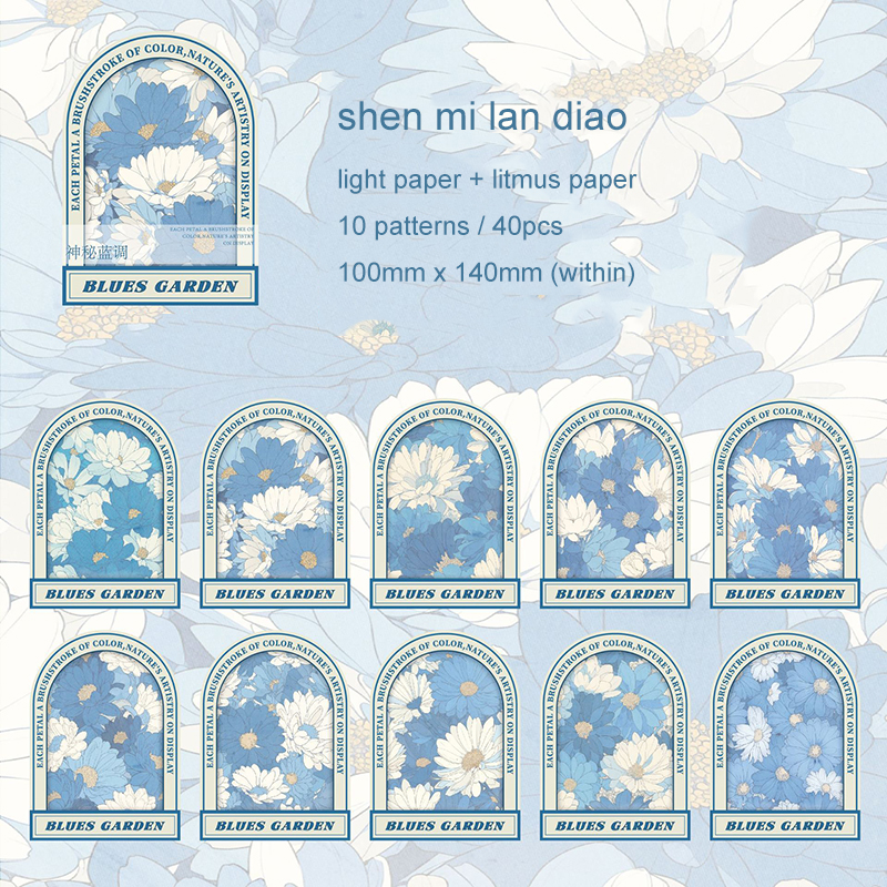 Journalsay Natural Picture Series Vintage Plant Flower Landscaping Material Paper 