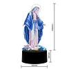 5D DIY Diamond Painting 7 Color Night Light Lamp Home Decoration Ornament Gift Kit(Maria)