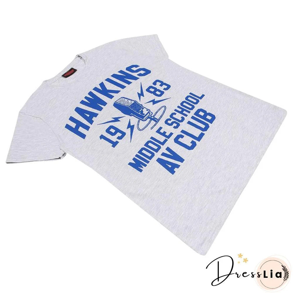 Stranger Things Girls Hawkins Middle School Av Club T-Shirt