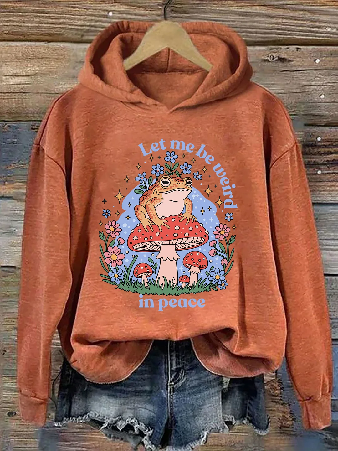 Let Me Be Weird Frog Hoodie