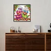 Süße alte Oma - speziell geformtes Diamantgemälde - 30*30cm