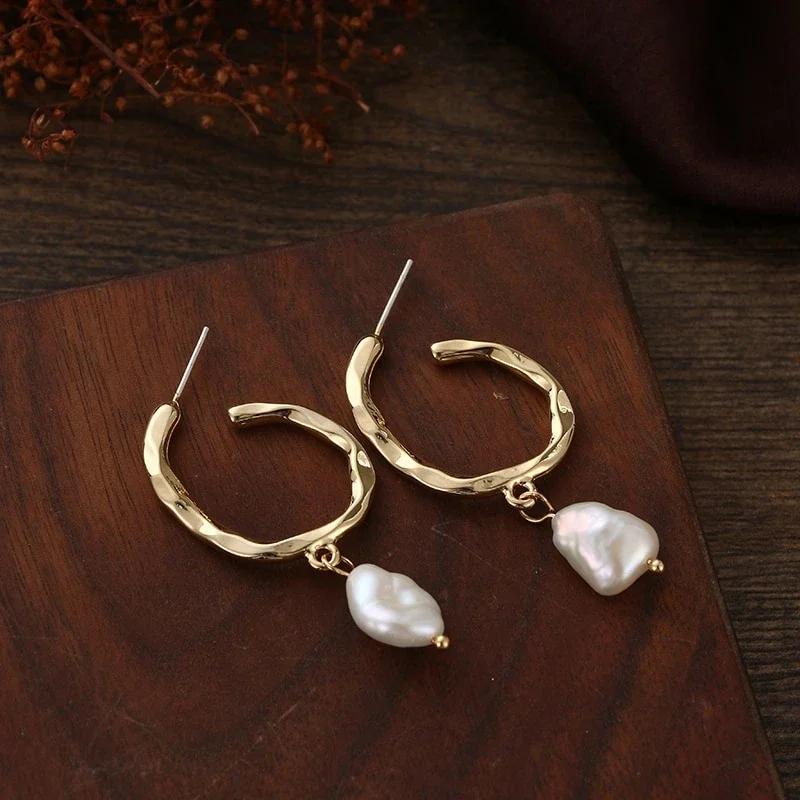 Charms Simple en Pearls Drop Earrings | Oxredo Shop Ramadan Sale