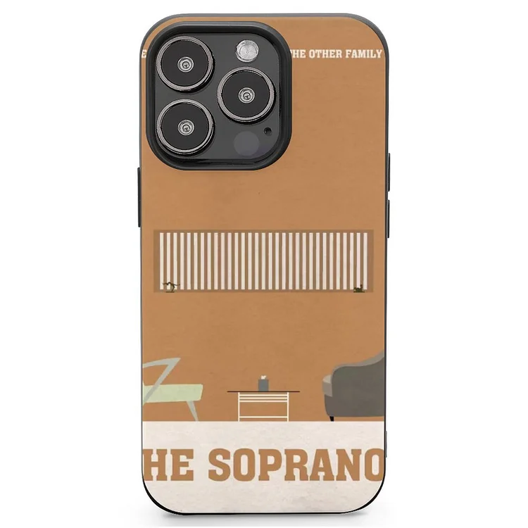 The Sopranos Minimalist... Mobile Phone Case Shell For IPhone 13 and iPhone14 Pro Max and IPhone 15 Plus Case - Heather Prints Shirts