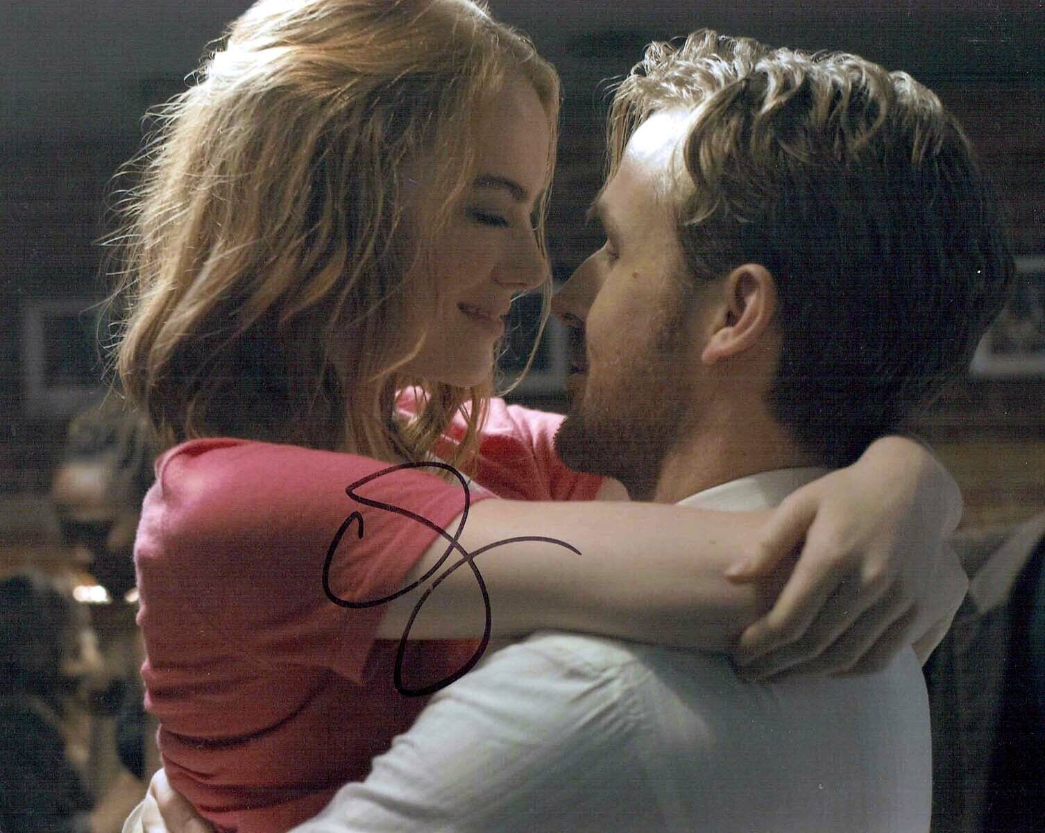 Emma STONE SIGNED Autograph SEXY 10x8 Photo Poster painting AFTAL COA La La Land