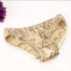 100% Silk Sexy Lace Trim Panties