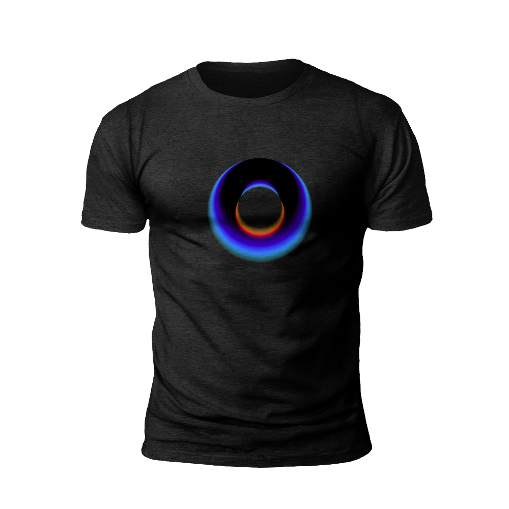 Event Horizon Elegance: The 'Black Hole Spectrum' T-Shirt