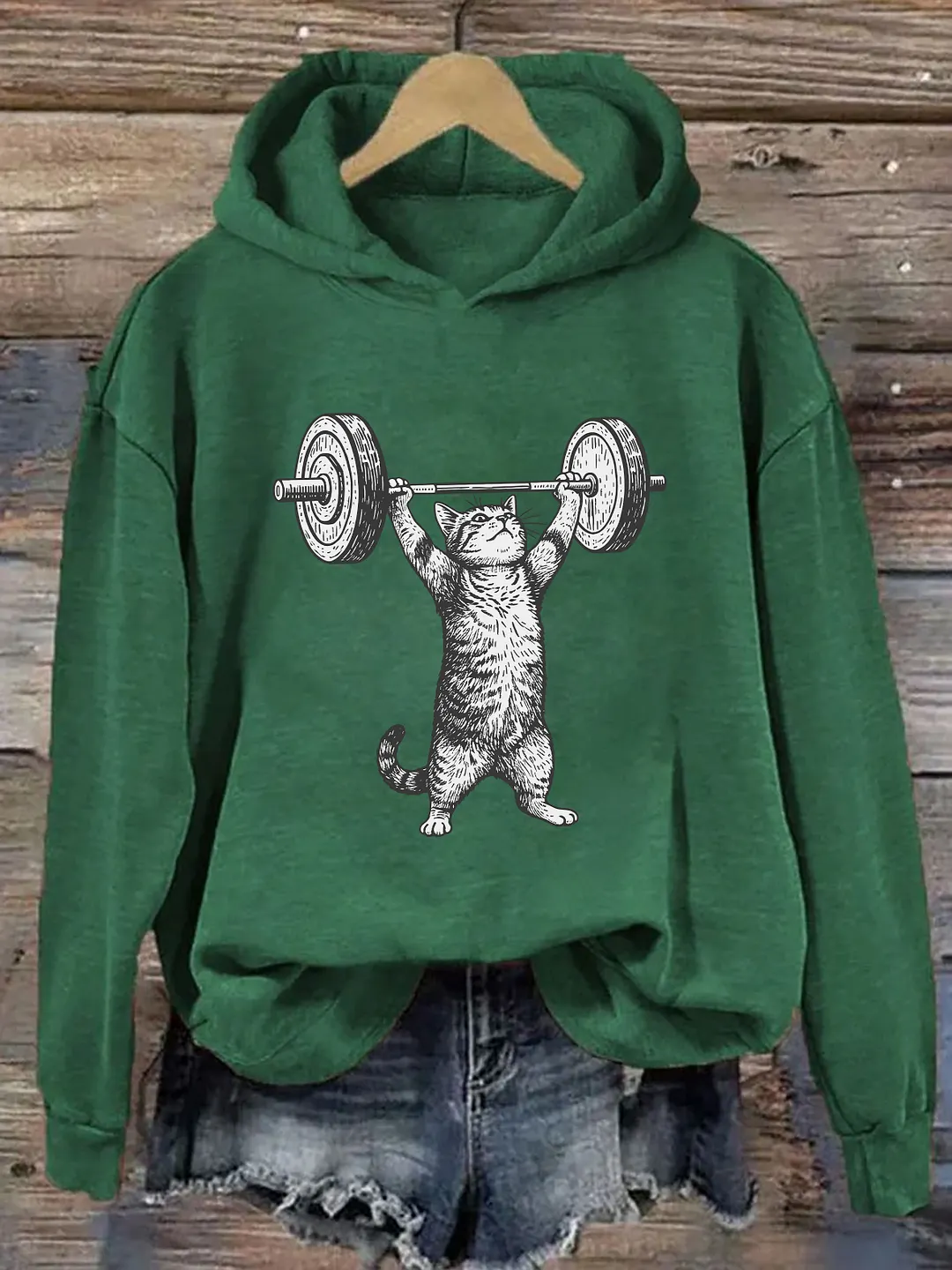 Funny Cat Gym Hoodie