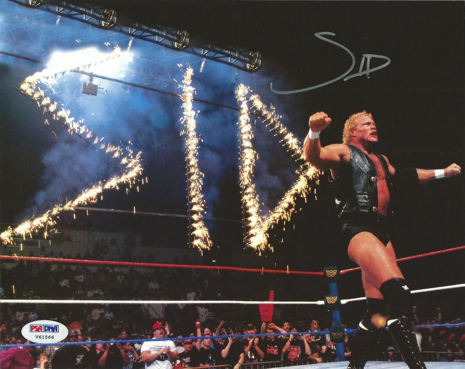 Sycho Sid Vicious Justice Signed WWE 8x10 Photo Poster painting PSA/DNA COA Picture Auto'd WCW 5