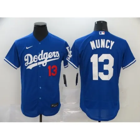 Men's Los Angeles Dodgers #13 Max Muncy Blue Flexbase Stitched MLB Jersey