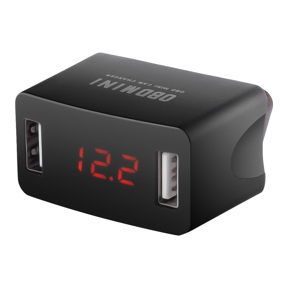 

OBD Car Charger w/ LED Display for Phone Tablet Dual USB Charger Universal, 501 Original