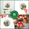 Christmas Decoration Tree 2D Flat DIY Diamond Painting Pendant 9.84x9.84in