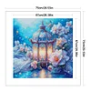 (US Only)Lantern Print Cross Stitch Kit 75x75cm DIY 14CT Egyptian Cotton Embroidery Art