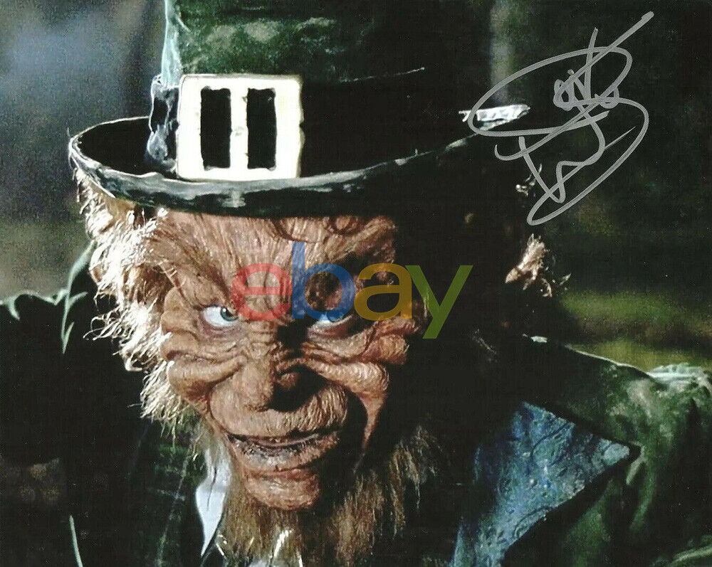 WARWICK DAVIS signed 8x10 Photo Poster painting LEPRECHAUN Horror Movie reprint