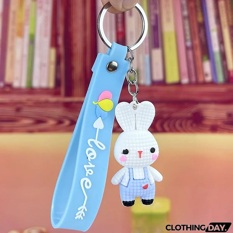 Women's Fashion Cartoon Multicolor Keychain Pendant