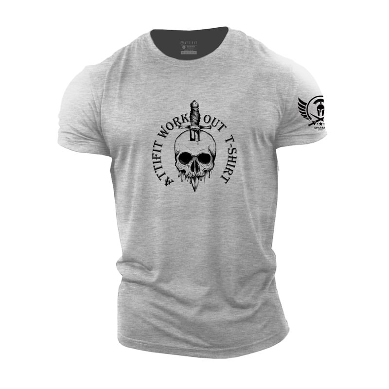 Cotton Work Out Graphic T-shirts tacday