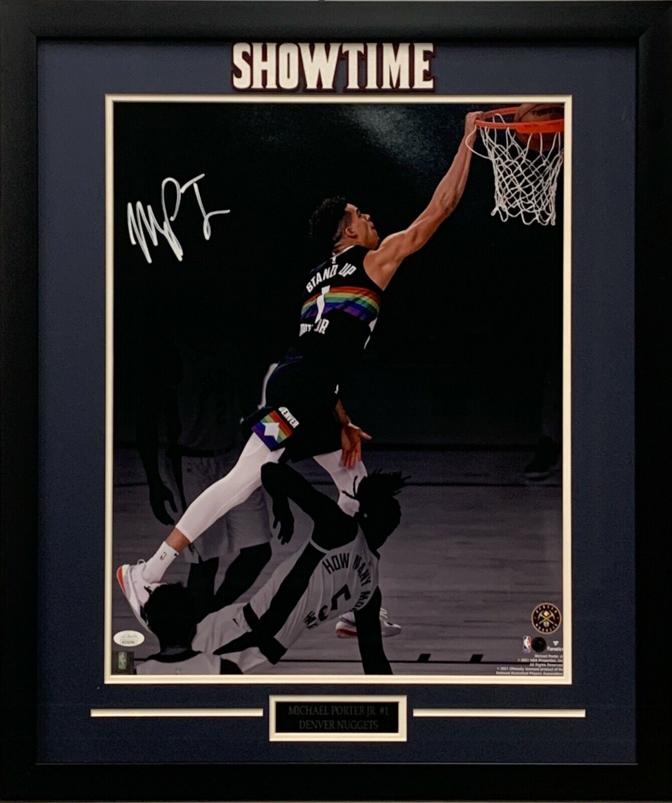 Michael Porter Jr. autographed signed framed 16x20 Photo Poster painting Denver Nuggets JSA COA